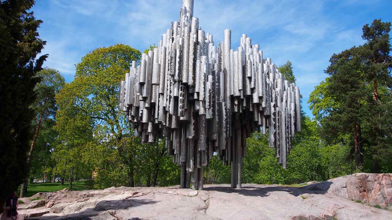 Das Sibelius Denkmal (ein Komponist)