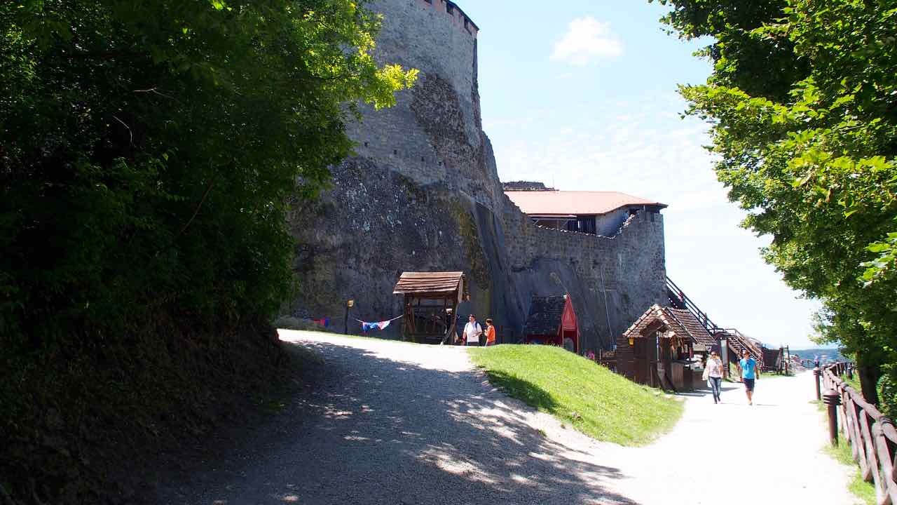 die Burg in Vizegrad 