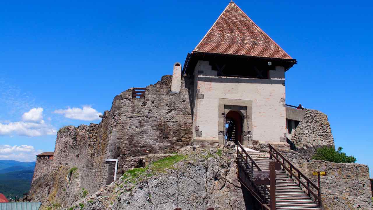 die Burg in Vizegrad 