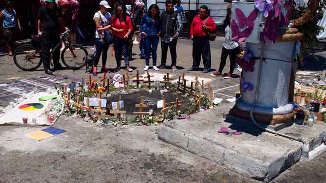 Guatemala City ein Mahnmal für getötete Kinder