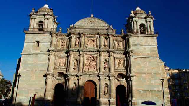 in Oaxaca die Kathedrale