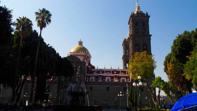 In Puebla die Kathedrale
