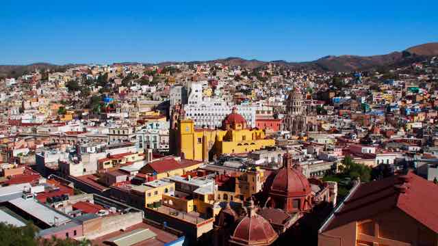 Ein toller Blick auf Guanajuato 
