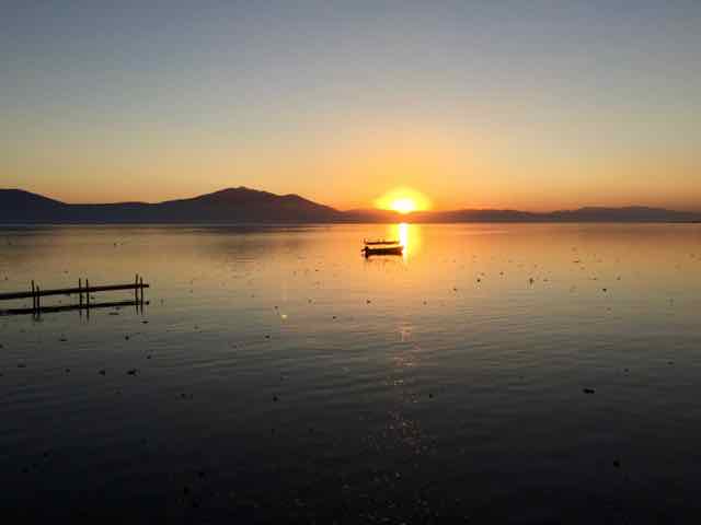 Abends am Lago Chapala