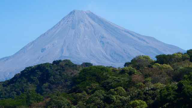 der Vulkan Colima
