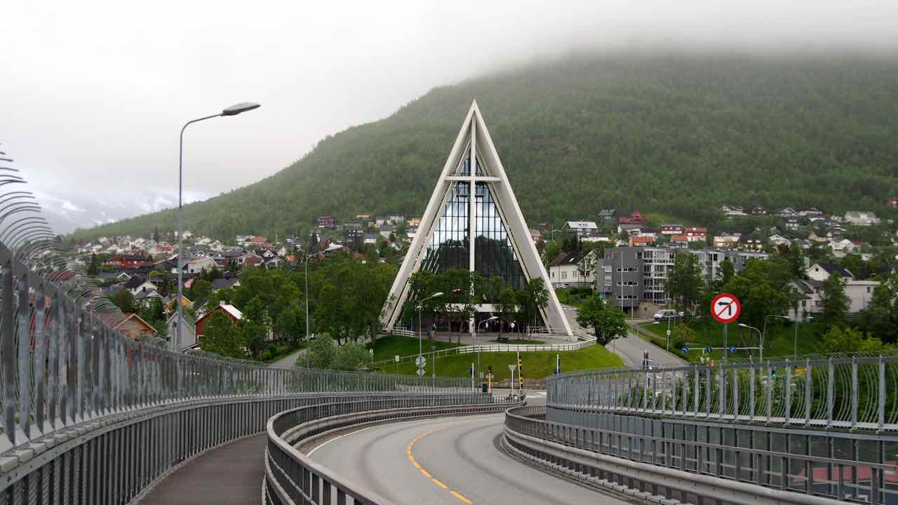 Tromsö die Eismeer Kathedrale