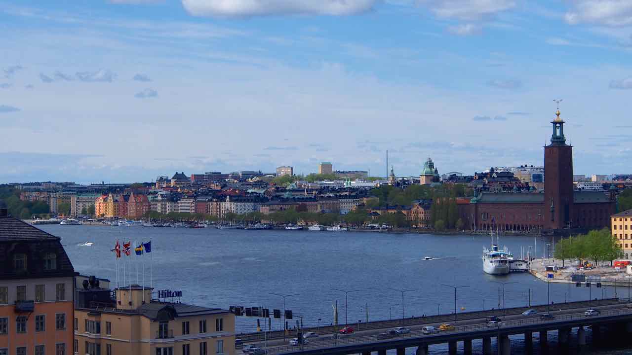 Stockholm von Södermalm gesehen