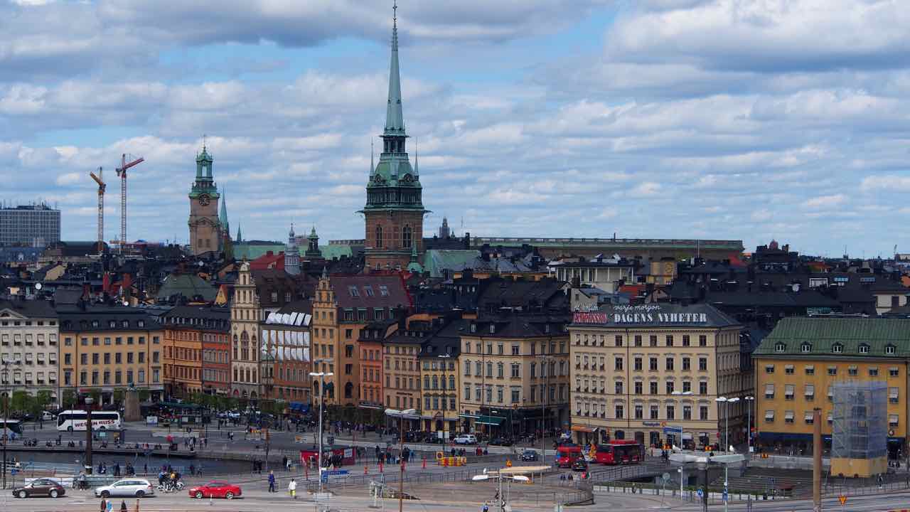 Stockholm von Södermalm gesehen