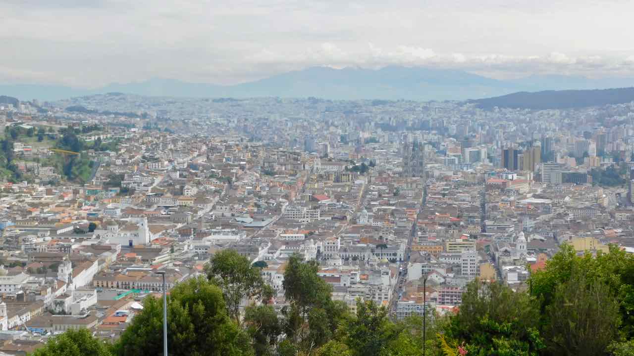toller Blick auf Quito
