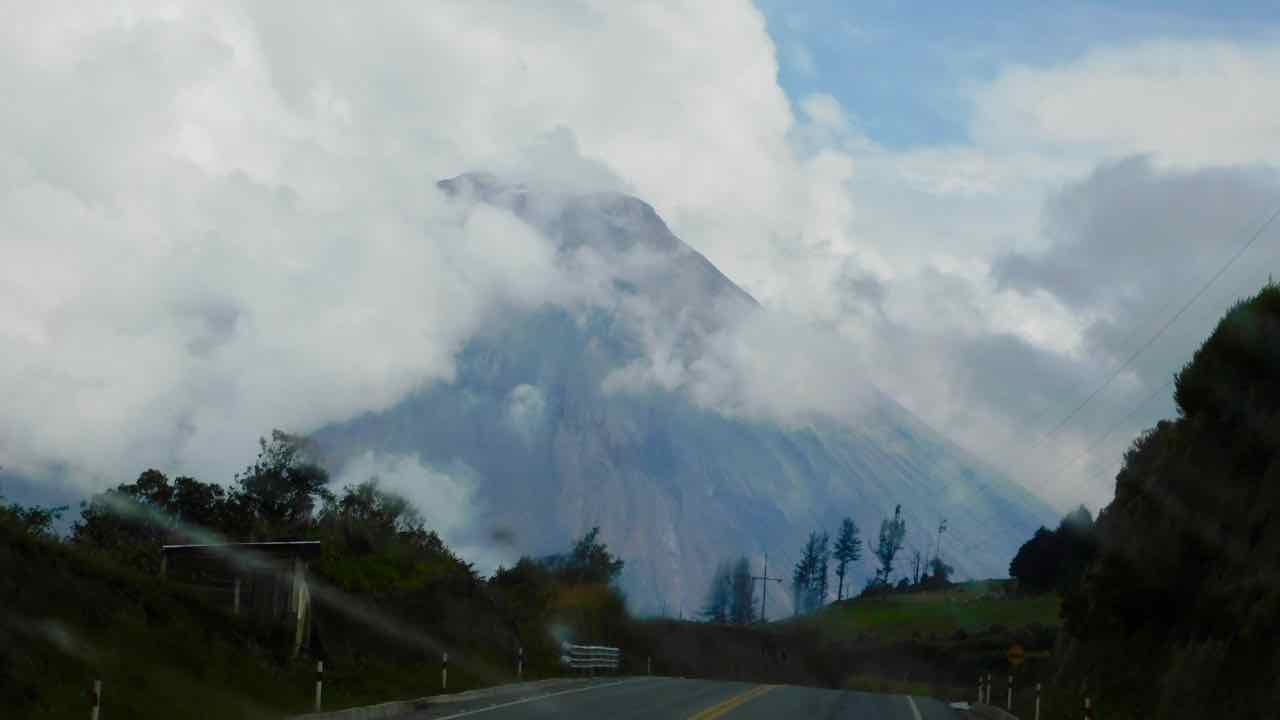 der Vulkan Tungurahua