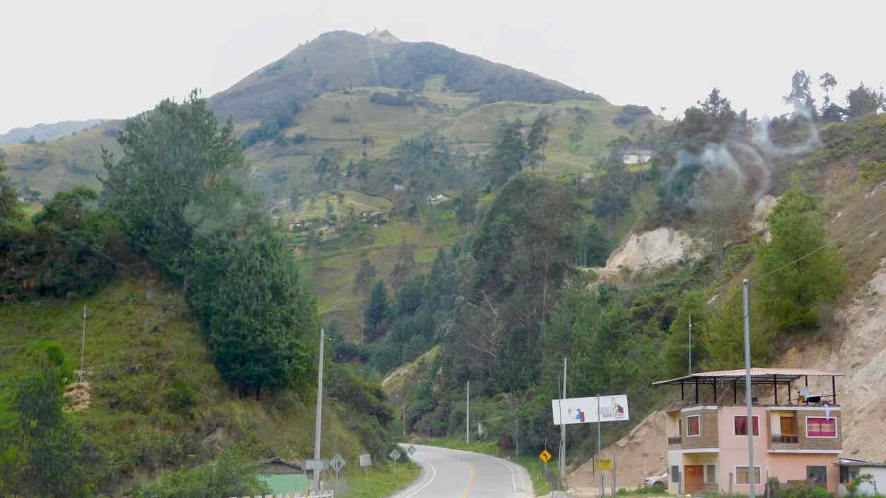 am Weg zur Grenze nach Peru