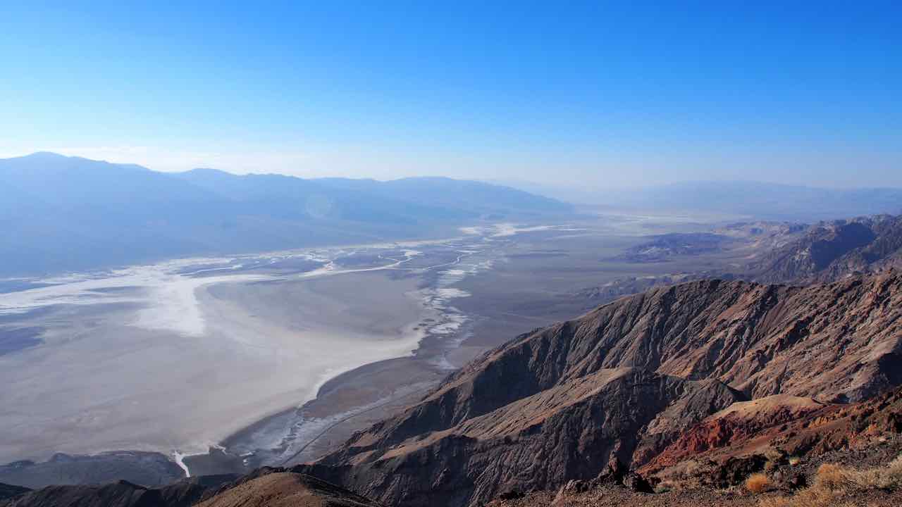 im Death Valley-Ausblick vom Dantes View
