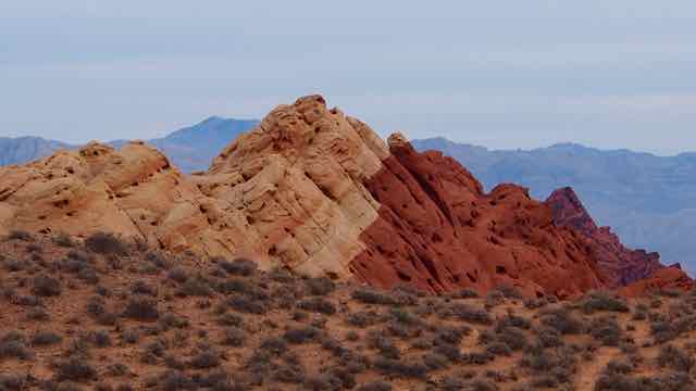Das Valley of Fire am Lake Mead