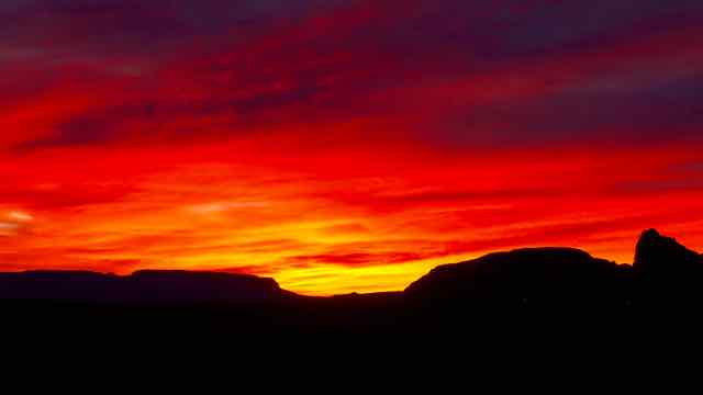 Abend im Monument Valley