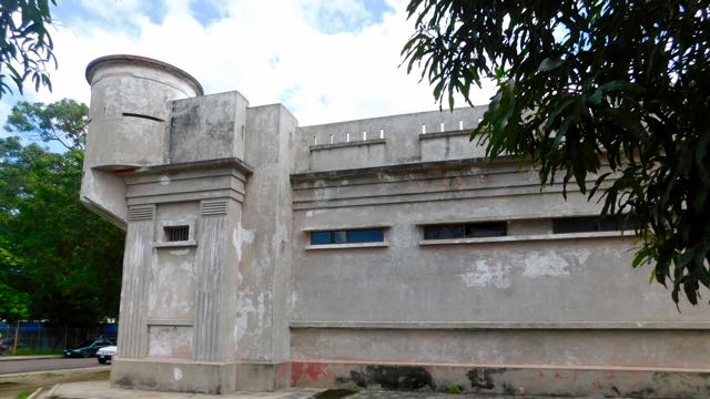 in Liberia das alte Gefängnis 