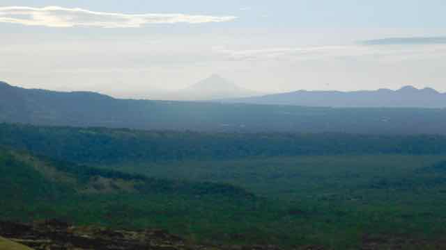Blick vom Vulkan Richtung Managua