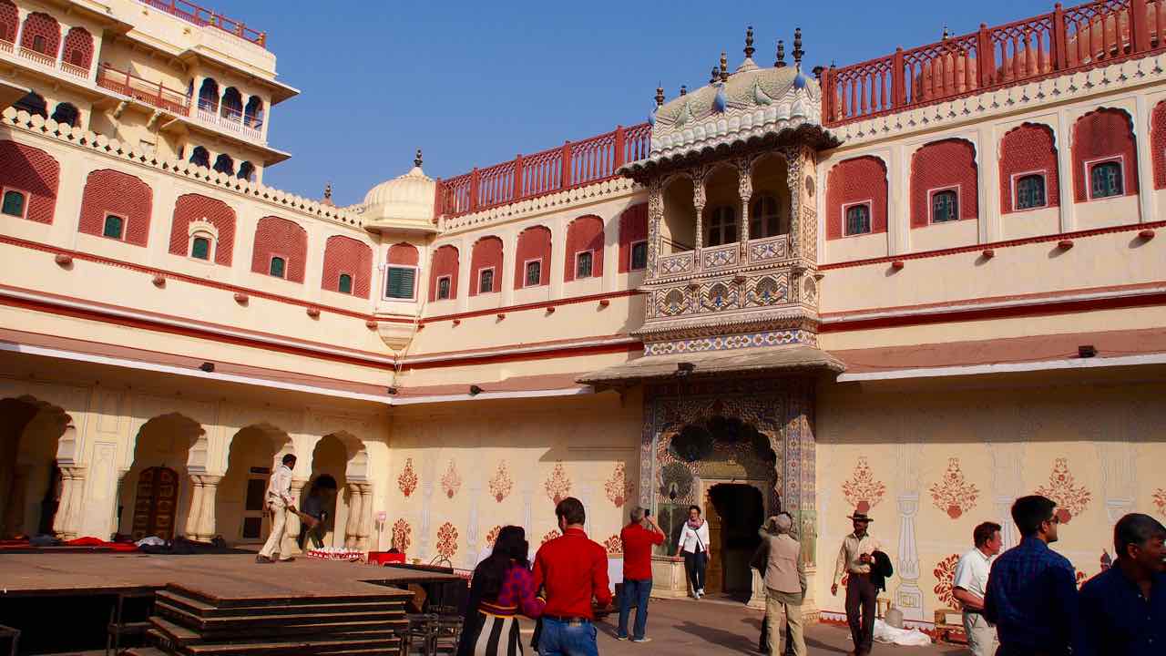 in Jaipur - der Stadtpalast
