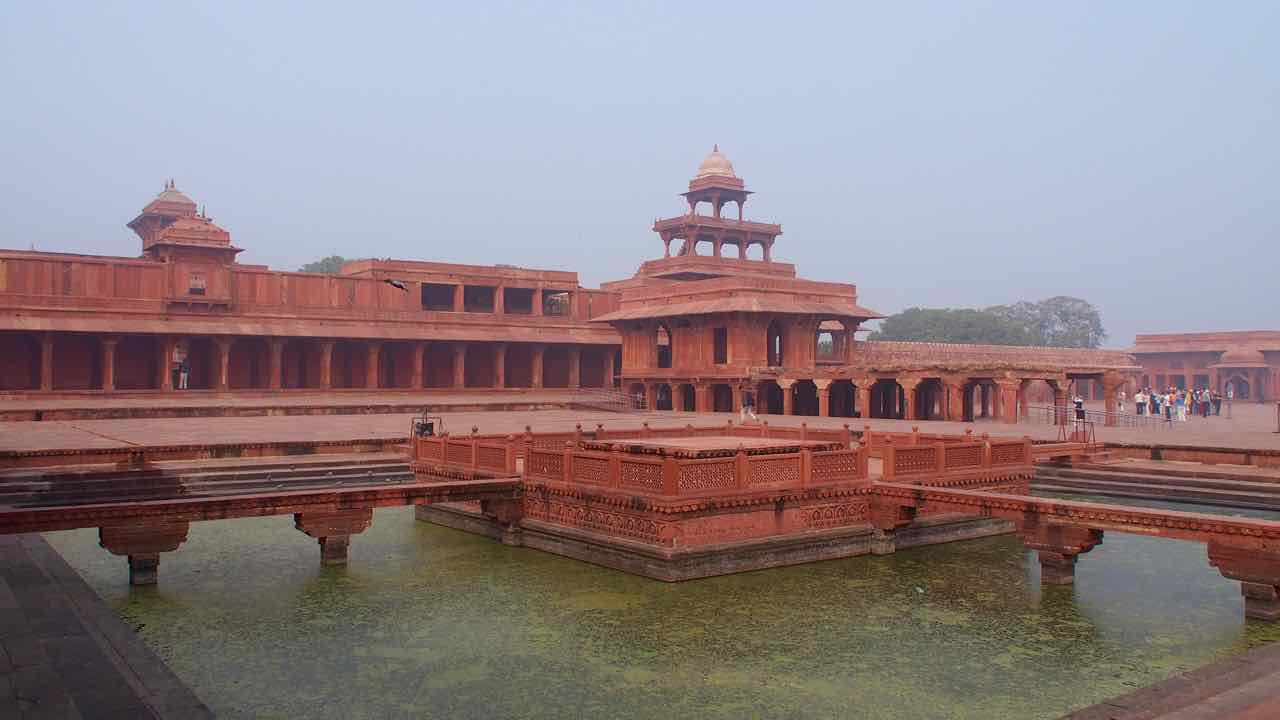 Festung Jodhabou`s Palace in Fathepur Sikri